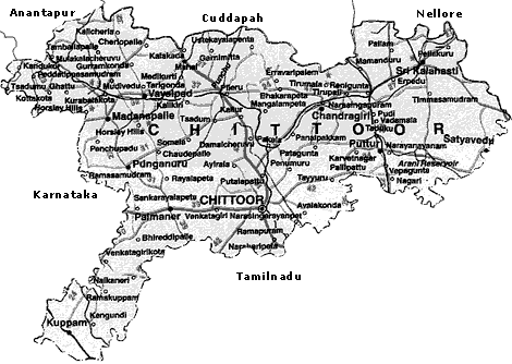 Maps of Chittoor