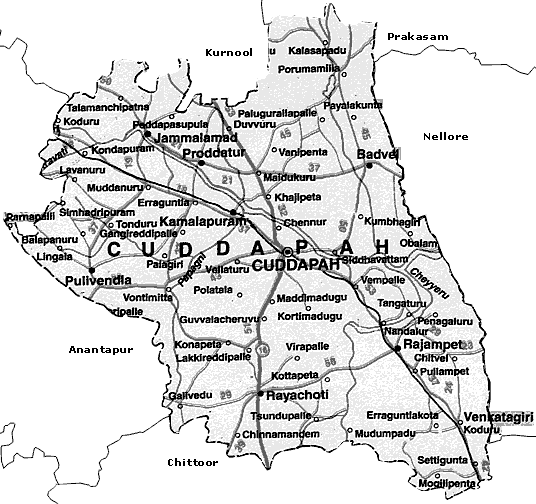 Maps of Cuddapah