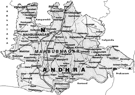 Maps of Mahbubnagar