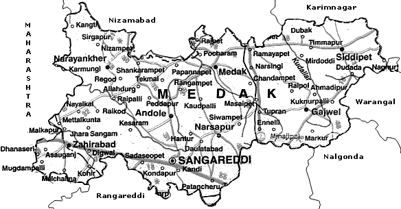 Maps of Medak