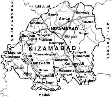 Maps of Nizamabad