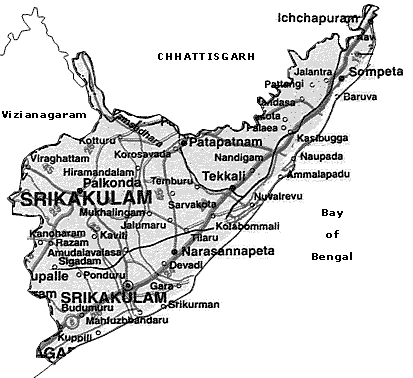Maps of Srikakulam