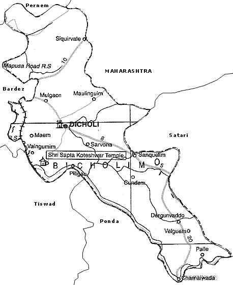Map of Bicholimo