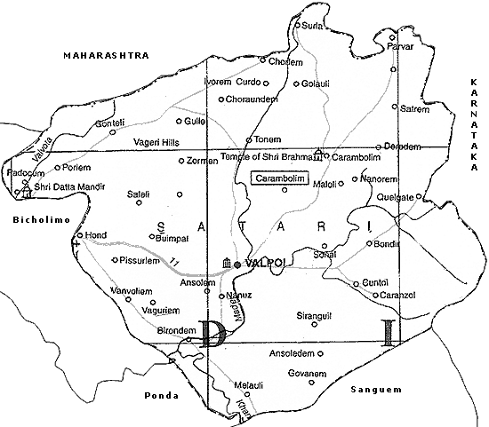 Map of Satari