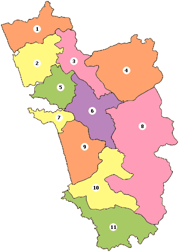 Map of Goa