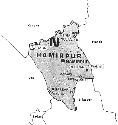 Maps of Hamirpur