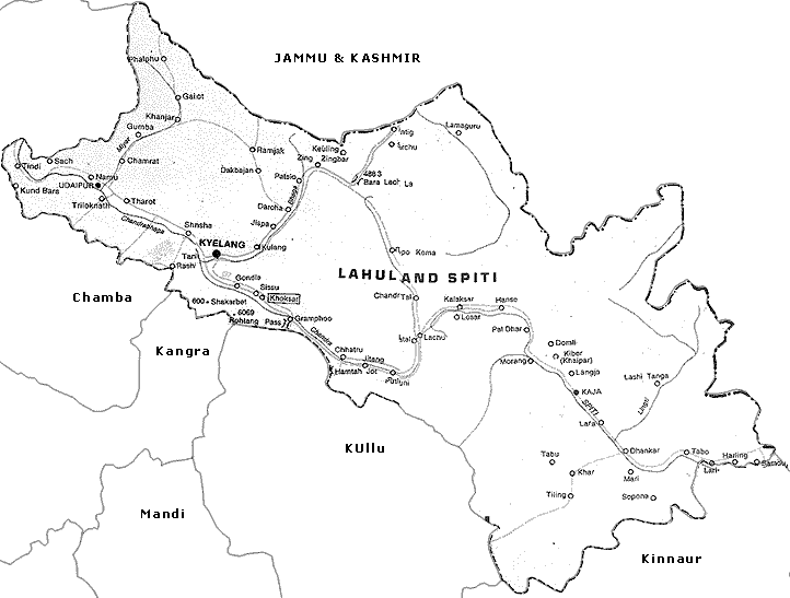 Maps of Lahul & Spiti 