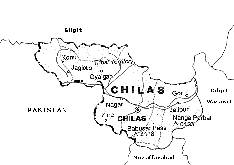 Map of Chilas