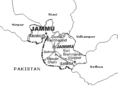 Map of Jammu