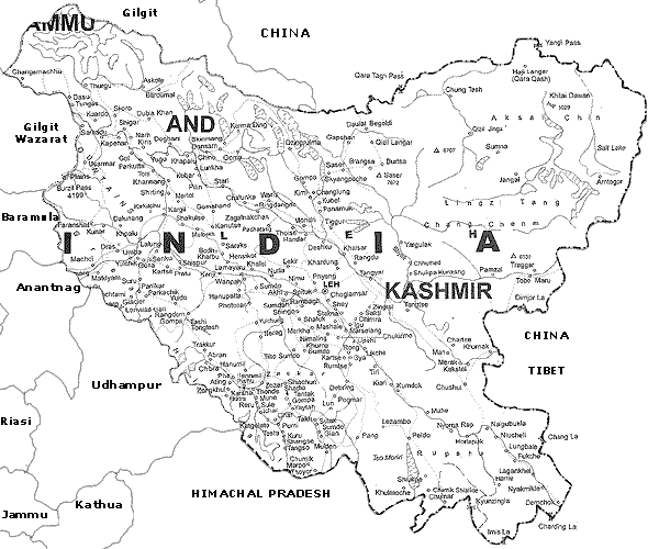 Map of Leh