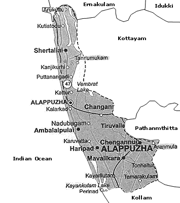 Maps of Alappuzha