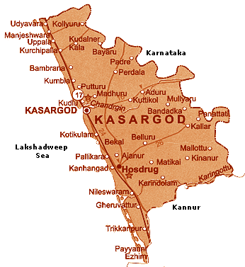 Kasargod Map