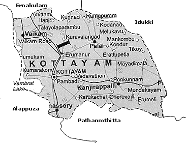 Maps of Kottayam