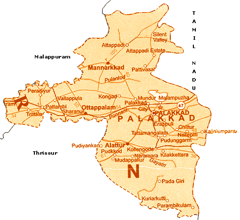 Maps of Palakkad