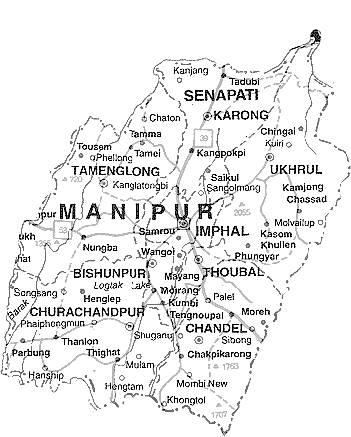 Maps of Manipur