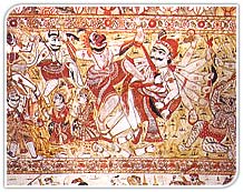 Raj Mahal's exquisite murals