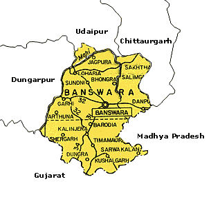 Maps of Banswara