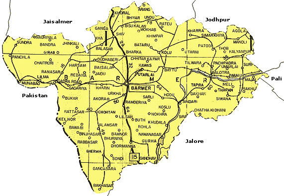 Maps of Barmer