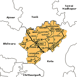 Maps of Bundi
