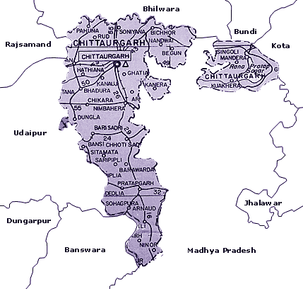 Maps of Chittaurgarh