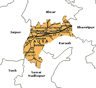 Maps of Dausa