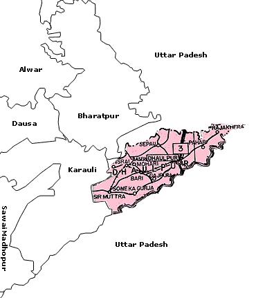Maps of Dhaulpur