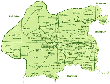 Maps of Jaisalmer