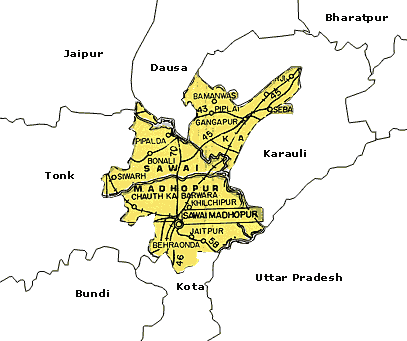 Maps of Sawai Madhopur