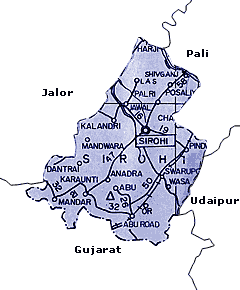 Maps of Sirohi