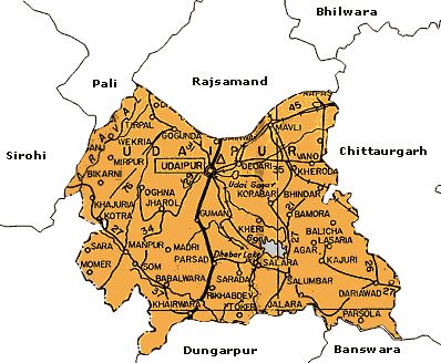 Maps of Udaipur