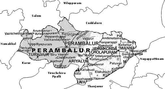 Map of Parambalur