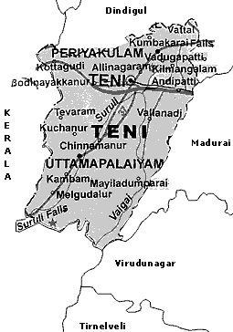 Map of Teni