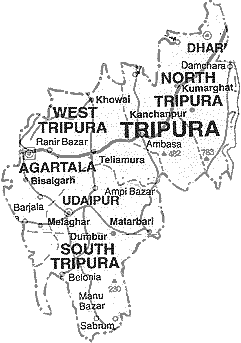 Maps of Tripura
