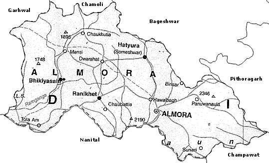 Map of Almora