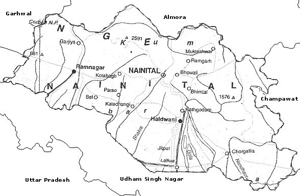 Map of Nanital